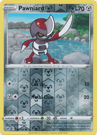 Sword & Shield - 133/202 - Pawniard (Reverse Holo)