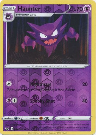 Sword & Shield - 084/202 - Haunter (Reverse Holo)