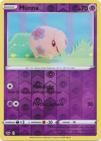 Sword & Shield - 087/202 - Munna (Reverse Holo)