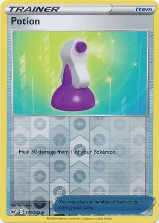 Sword & Shield - 177/202 - Potion (Reverse Holo)