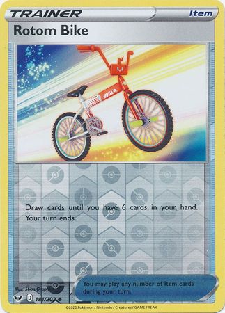 Sword & Shield - 181/202 - Rotom Bike (Reverse Holo)