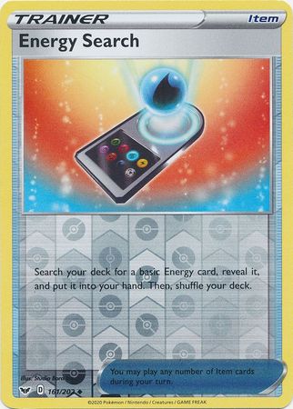 Sword & Shield - 161/202 - Energy Search (Reverse Holo)