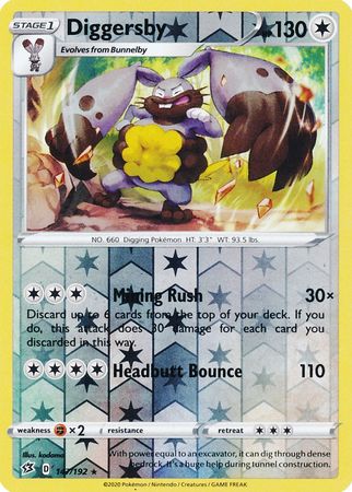Rebel Clash - 147/192 - Diggersby (Reverse Holo)