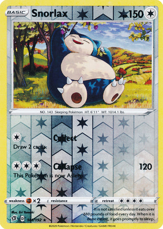 Rebel Clash - 141/192 - Snorlax (Reverse Holo)