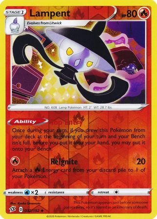 Rebel Clash - 032/192 - Lampent (Reverse Holo)