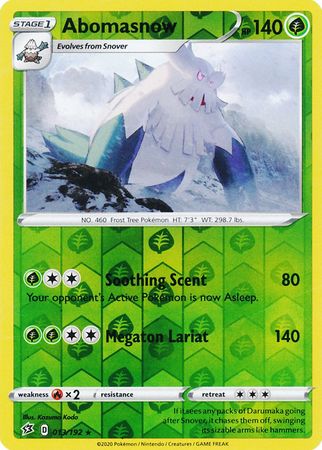Rebel Clash - 013/192 - Abomasnow (Reverse Holo)