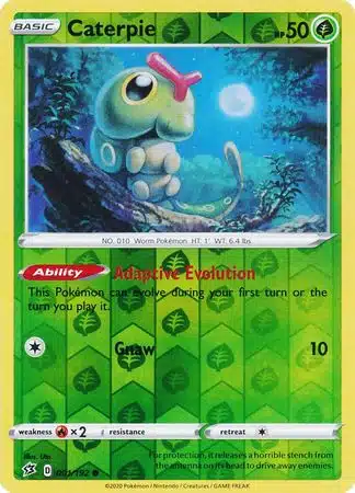 Rebel Clash - 001/192 - Caterpie (Reverse Holo) Rebel Clash - 001/192 - Caterpie (Reverse Holo)