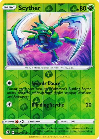 Rebel Clash - 004/192 - Scyther (Reverse Holo)