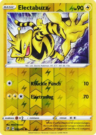 Rebel Clash - 058/192 - Electabuzz (Reverse Holo)