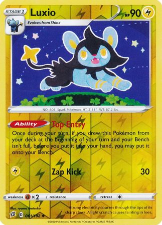 Rebel Clash - 061/192 - Luxio (Reverse Holo)