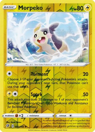 Rebel Clash - 073/192 - Morpeko (Reverse Holo)