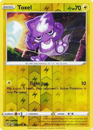 Rebel Clash - 068/192 - Toxel (Reverse Holo) Rebel Clash - 068/192 - Toxel (Reverse Holo)