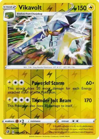 Rebel Clash - 066/192 - Vikavolt (Reverse Holo)