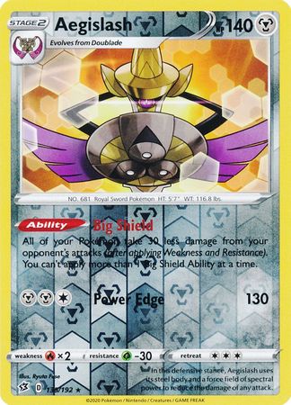 Rebel Clash - 135/192 - Aegislash (Reverse Holo)