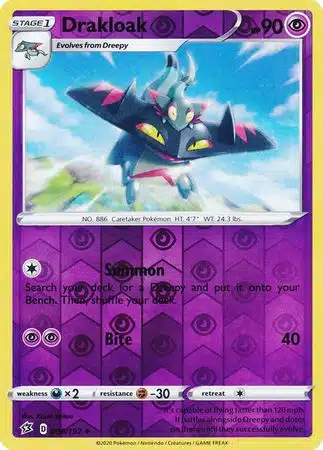Rebel Clash - 090/192 - Drakloak (Reverse Holo) Rebel Clash - 090/192 - Drakloak (Reverse Holo)