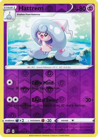 Rebel Clash - 084/192 - Hattrem (Reverse Holo) Rebel Clash - 084/192 - Hattrem (Reverse Holo)