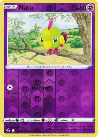 Rebel Clash - 076/192 - Natu (Reverse Holo)