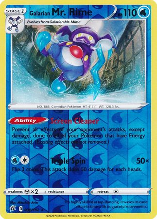 Rebel Clash - 038/192 - Galarian Mr. Rime (Reverse Holo)