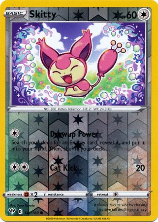 Darkness Ablaze - 141/189 - Skitty (Reverse Holo)