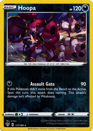 Darkness Ablaze - 111/189 - Hoopa (Reverse Holo)