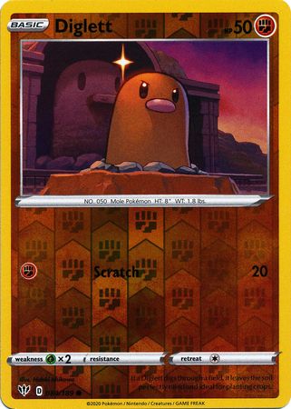 Darkness Ablaze - 084/189 - Diglett (Reverse Holo)