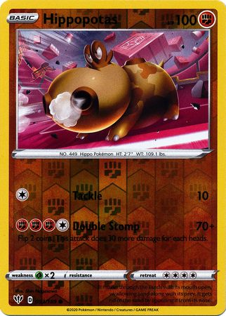 Darkness Ablaze - 093/189 - Hippopotas (Reverse Holo)