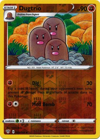 Darkness Ablaze - 085/189 - Dugtrio (Reverse Holo)