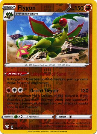Darkness Ablaze - 091/189 - Flygon (Reverse Holo)