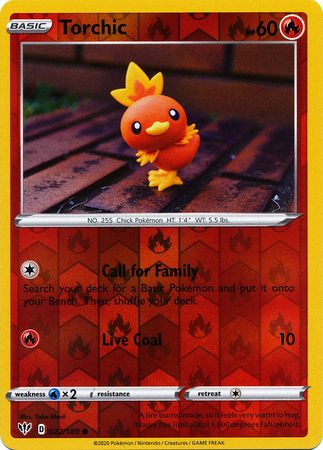 Darkness Ablaze - 022/189 - Torchic (Reverse Holo)