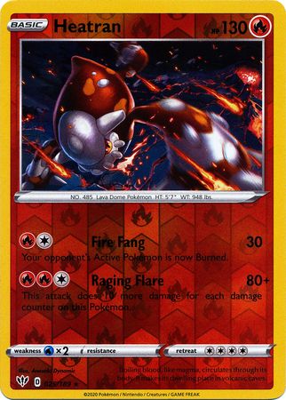 Darkness Ablaze - 025/189 - Heatran (Reverse Holo)