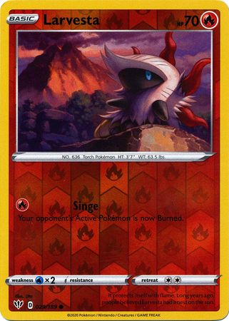 Darkness Ablaze - 029/189 - Larvesta (Reverse Holo)
