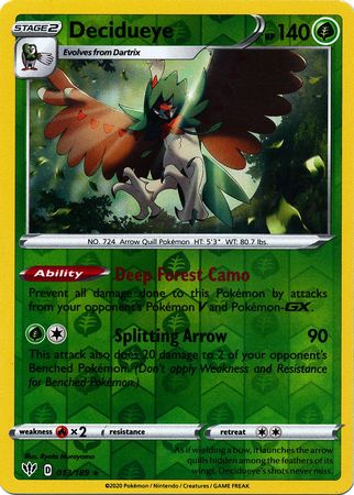 Darkness Ablaze - 013/189 - Decidueye (Reverse Holo)
