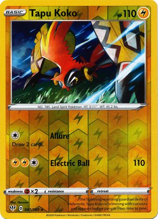 Darkness Ablaze - 061/189 - Tapu Koko (Reverse Holo)