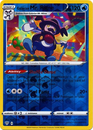 Darkness Ablaze - 036/189 - Galarian Mr. Rime (Reverse Holo)