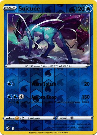 Darkness Ablaze - 037/189 - Suicune (Reverse Holo)