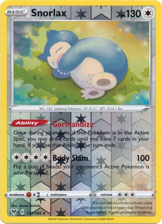 Vivid Voltage - 131/185 - Snorlax (Reverse Holo)
