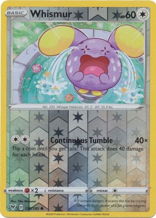 Vivid Voltage - 135/185 - Whismur (Reverse Holo)