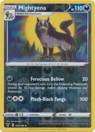 Vivid Voltage - 104/185 - Mightyena (Reverse Holo)