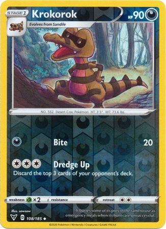 Vivid Voltage - 108/185 - Krokorok (Reverse Holo)