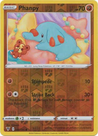 Vivid Voltage - 086/185 - Phanpy (Reverse Holo)