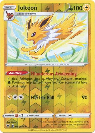 Vivid Voltage - 047/185 - Jolteon (Reverse Holo)