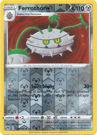 Vivid Voltage - 124/185 - Ferrothorn (Reverse Holo) Vivid Voltage - 124/185 - Ferrothorn (Reverse Holo)