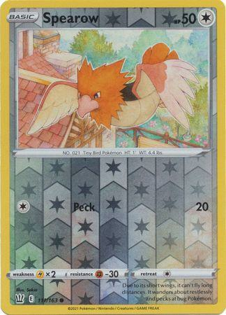 Battle Styles - 111/163 - Spearow (Reverse Holo)
