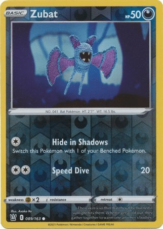 Battle Styles - 089/163 - Zubat (Reverse Holo)