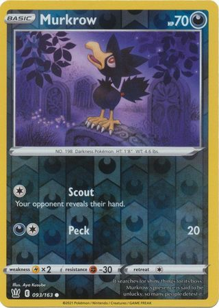 Battle Styles - 093/163 - Murkrow (Reverse Holo)