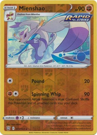 Battle Styles - 077/163 - Mienshao (Reverse Holo)