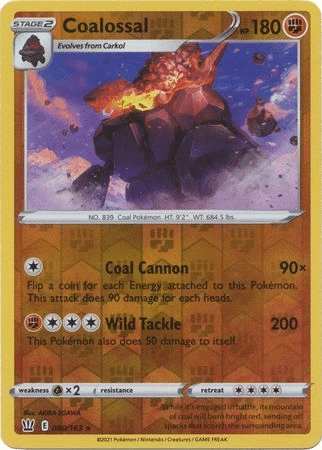 Battle Styles - 080/163 - Coalossal (Reverse Holo)