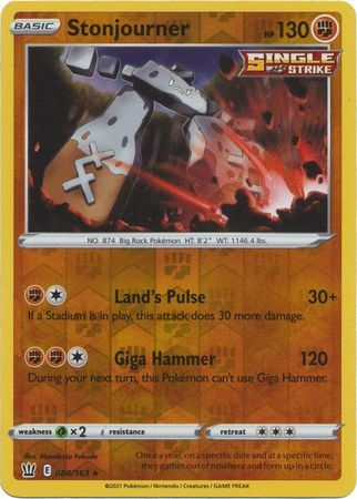 Battle Styles - 084/163 - Stonjourner (Reverse Holo)