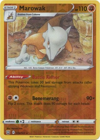 Battle Styles - 070/163 - Marowak (Reverse Holo)