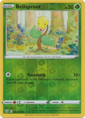 Battle Styles - 001/163 - Bellsprout (Reverse Holo)